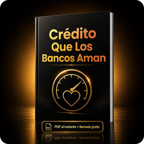 Crédito Que Los Bancos Aman. 20 páginas en palabras simples, 2 hojas para llenar, lista de 90 días. PDF al instante y llamada gratis.